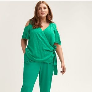 Cold shoulder blouse